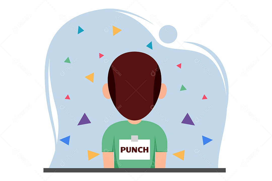 Ilustração do Dia da Mentira 01 de Abril Vetor EPS