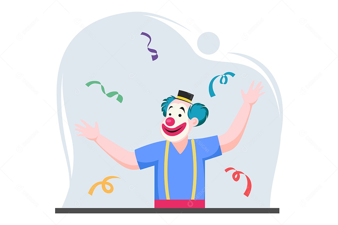 Ilustração do Dia da Mentira 01 de Abril Vetor EPS