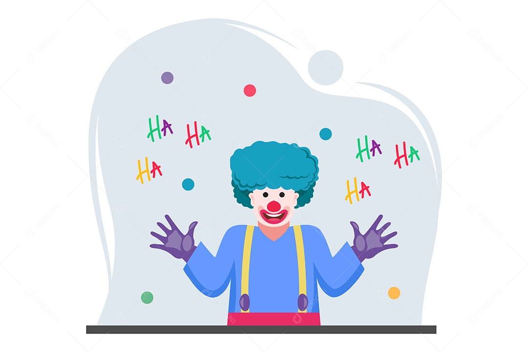 Ilustração do Dia da Mentira 01 de Abril Vetor EPS