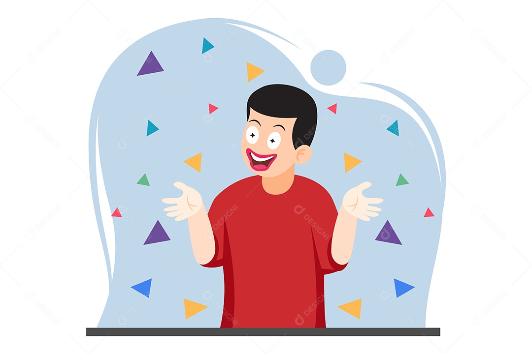 Ilustração do Dia da Mentira 01 de Abril Vetor EPS