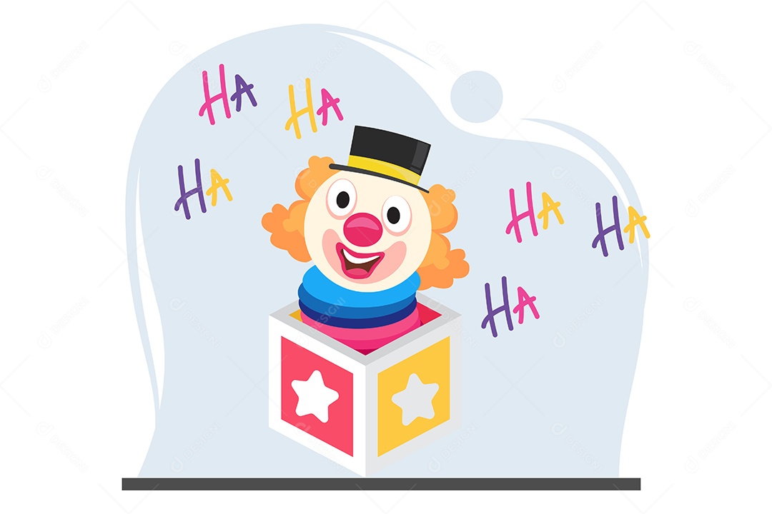 Ilustração do Dia da Mentira 01 de Abril Vetor EPS