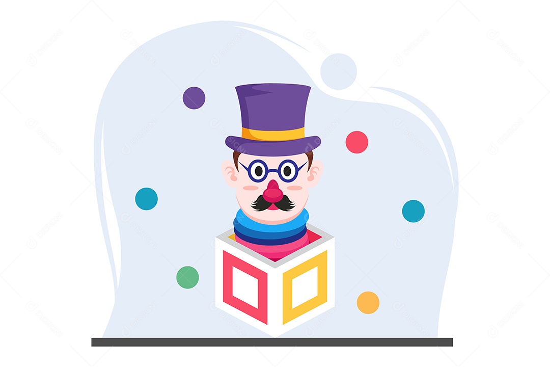 Ilustração do Dia da Mentira 01 de Abril Vetor EPS