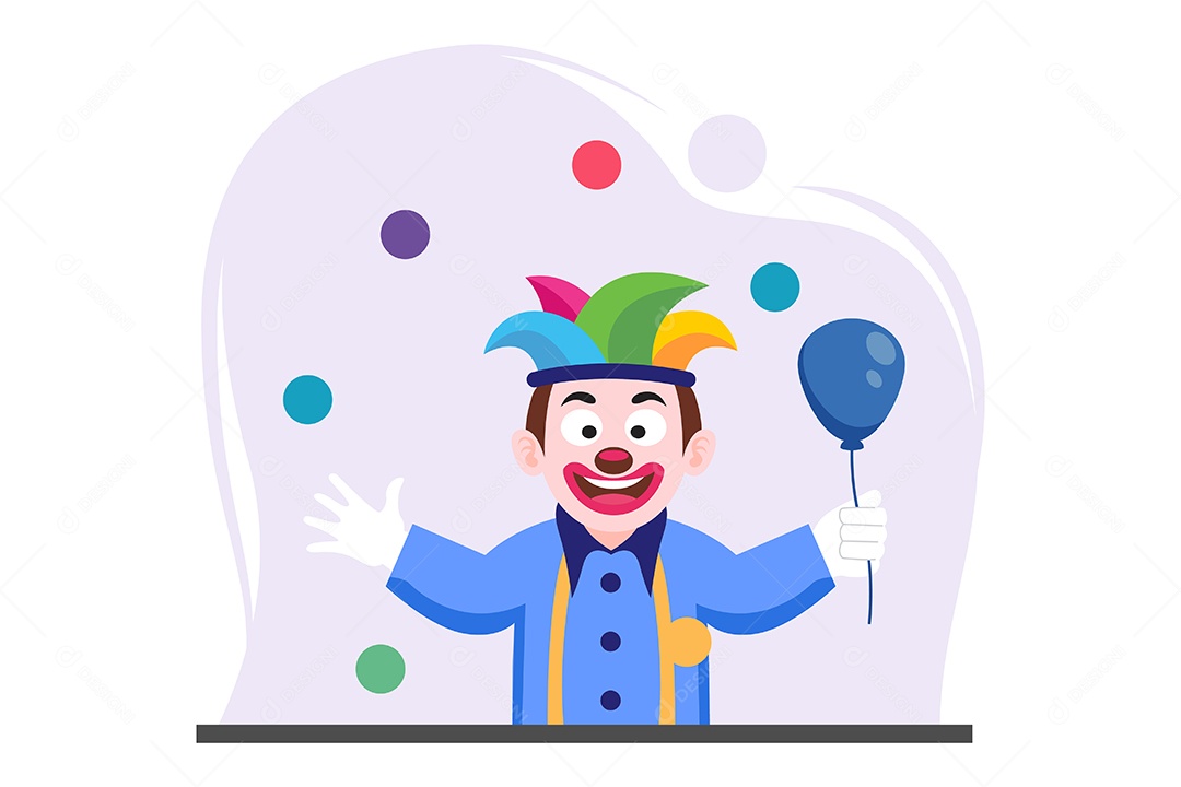 Ilustração do Dia da Mentira 01 de Abril Vetor EPS