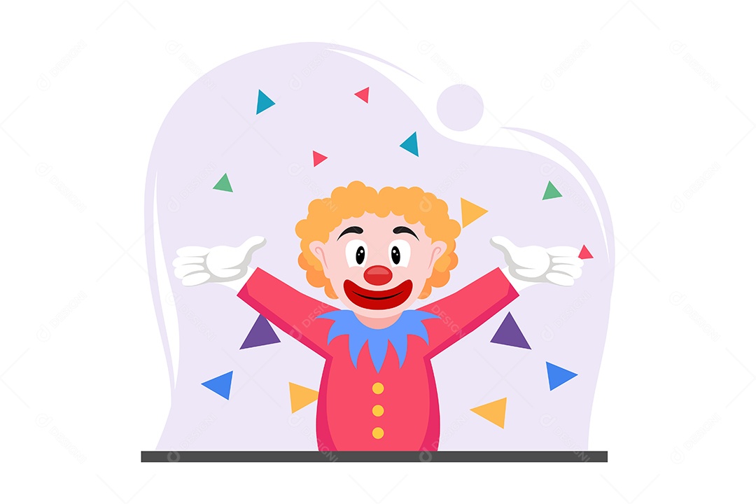 Ilustração do Dia da Mentira 01 de Abril Vetor EPS