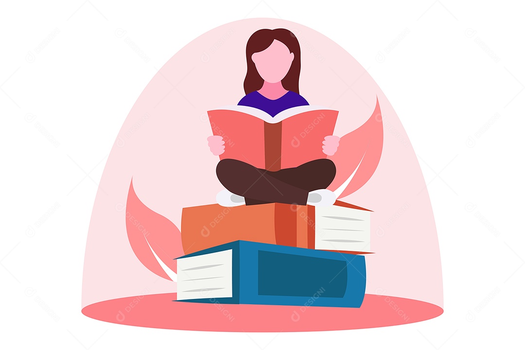 Ilustração do Dia Mundial do Livro Vetor EPS