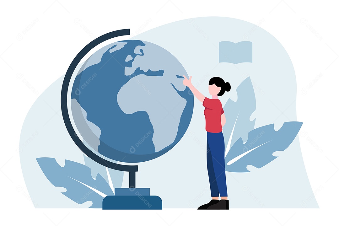 Ilustração do Dia Mundial do Livro Vetor EPS