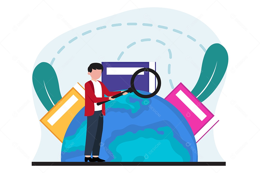 Ilustração do Dia Mundial do Livro Vetor EPS