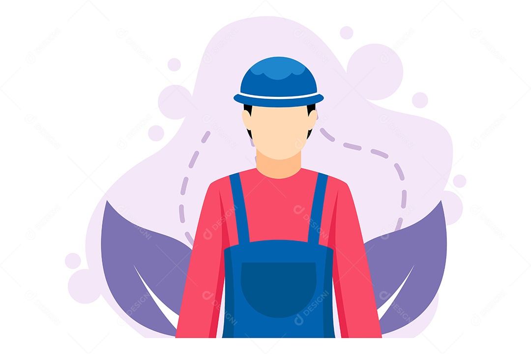 Ilustração do Dia do Trabalho Vetor EPS