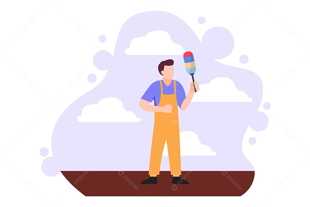 Ilustração do Dia do Trabalho Vetor EPS