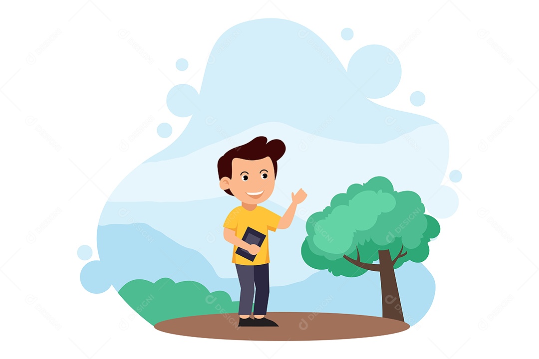 Ilustração do Dia das Crianças Vetor EPS