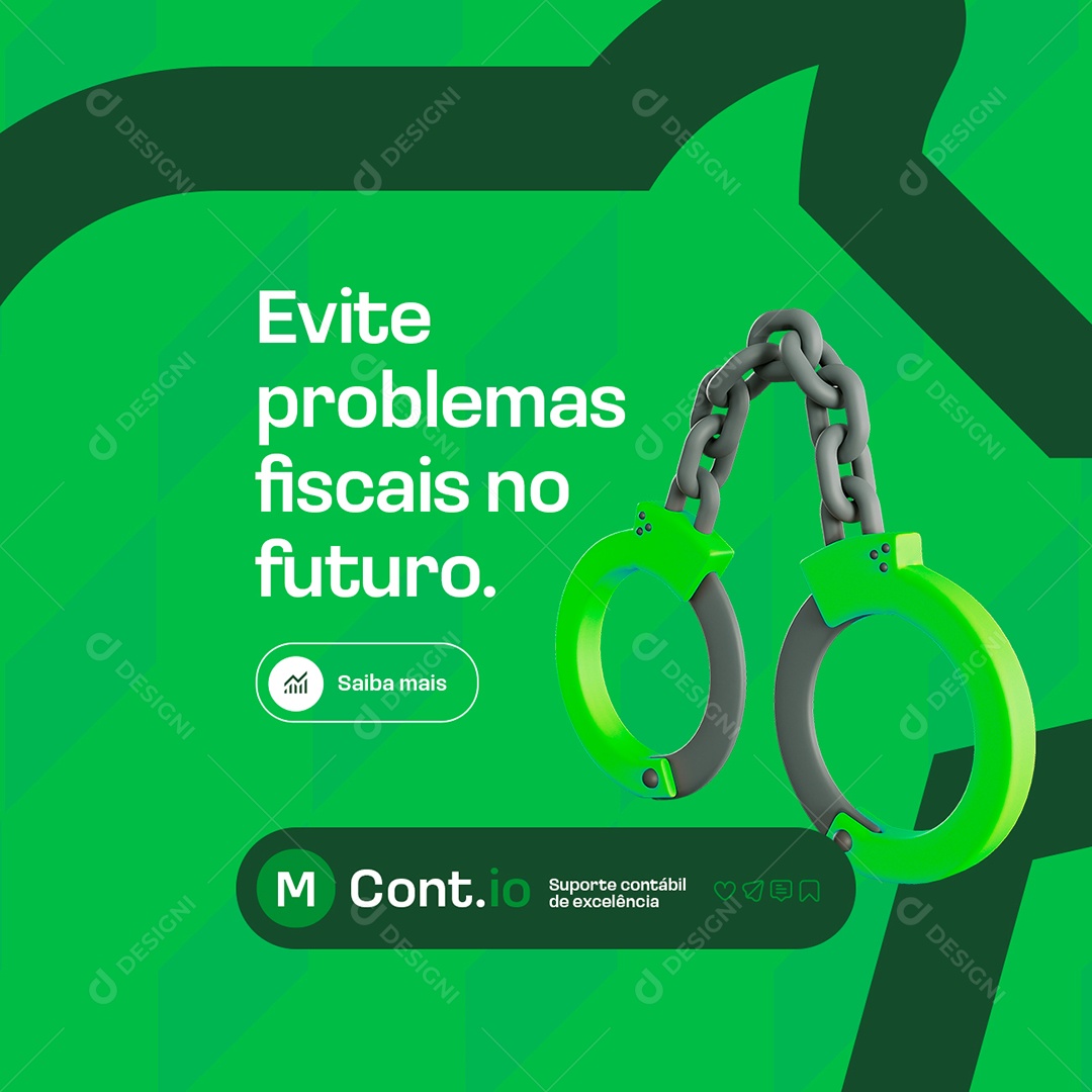 Evite Problemas Fiscais no Futuro Social Media PSD Editável