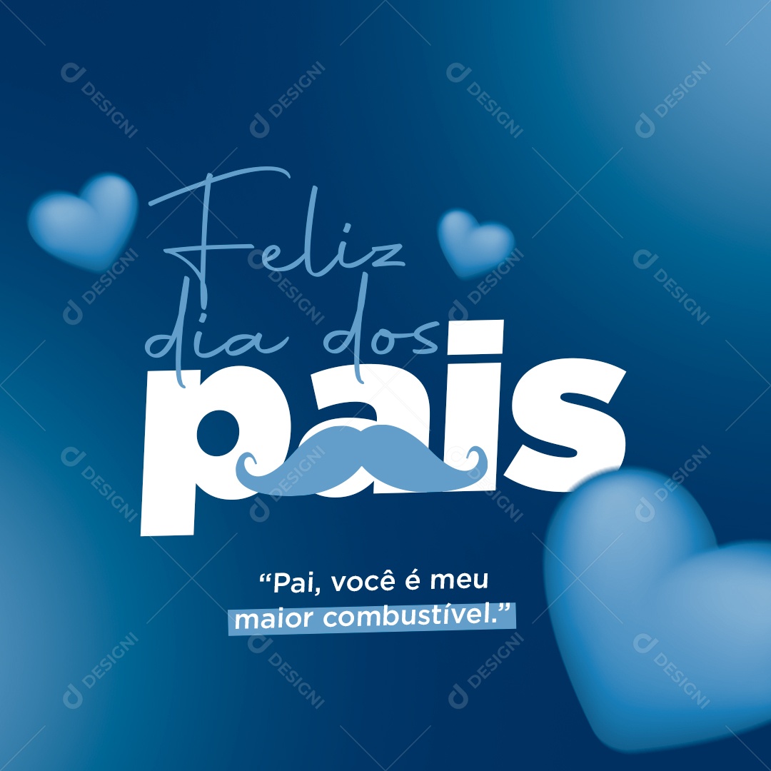 Feliz Dia Dos Pais 11 de Agosto Social Media PSD Editável