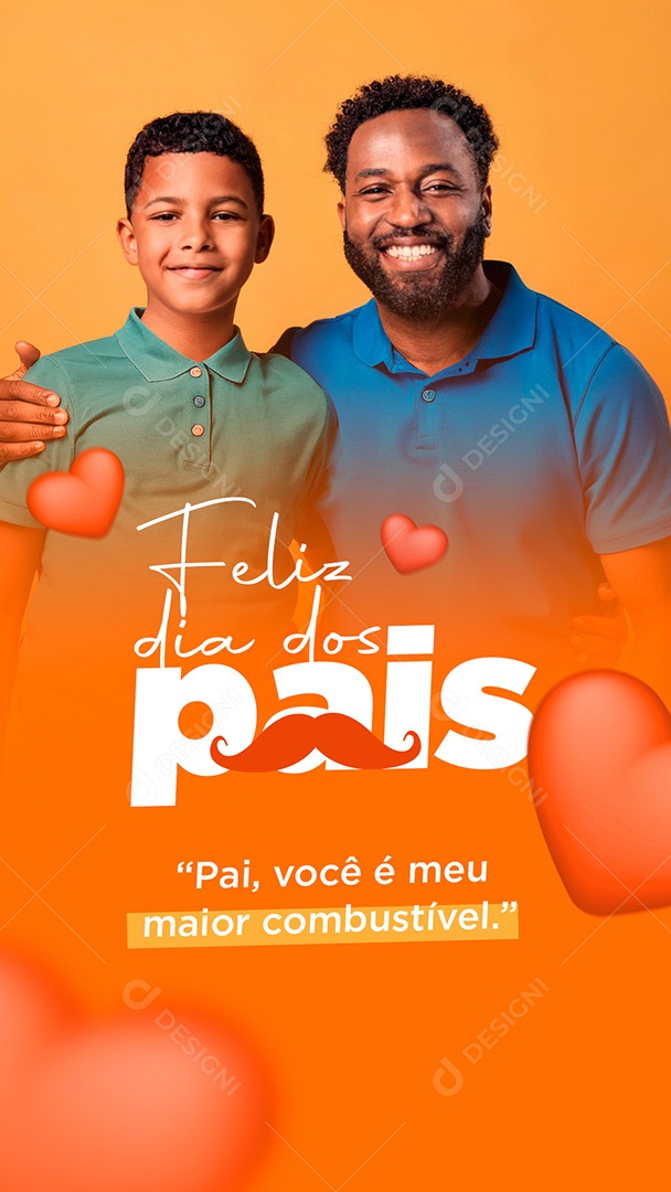 Story Feliz Dia Dos Pais 11 de Agosto Social Media PSD Editável