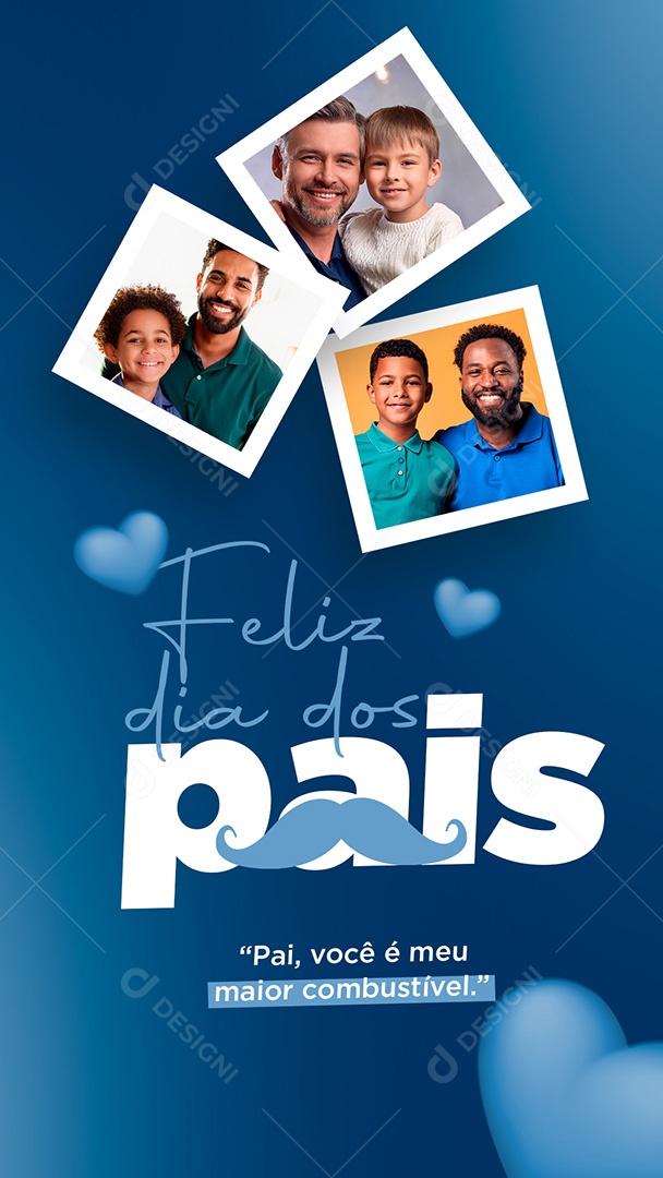 Story Feliz Dia Dos Pais 11 de Agosto Social Media PSD Editável