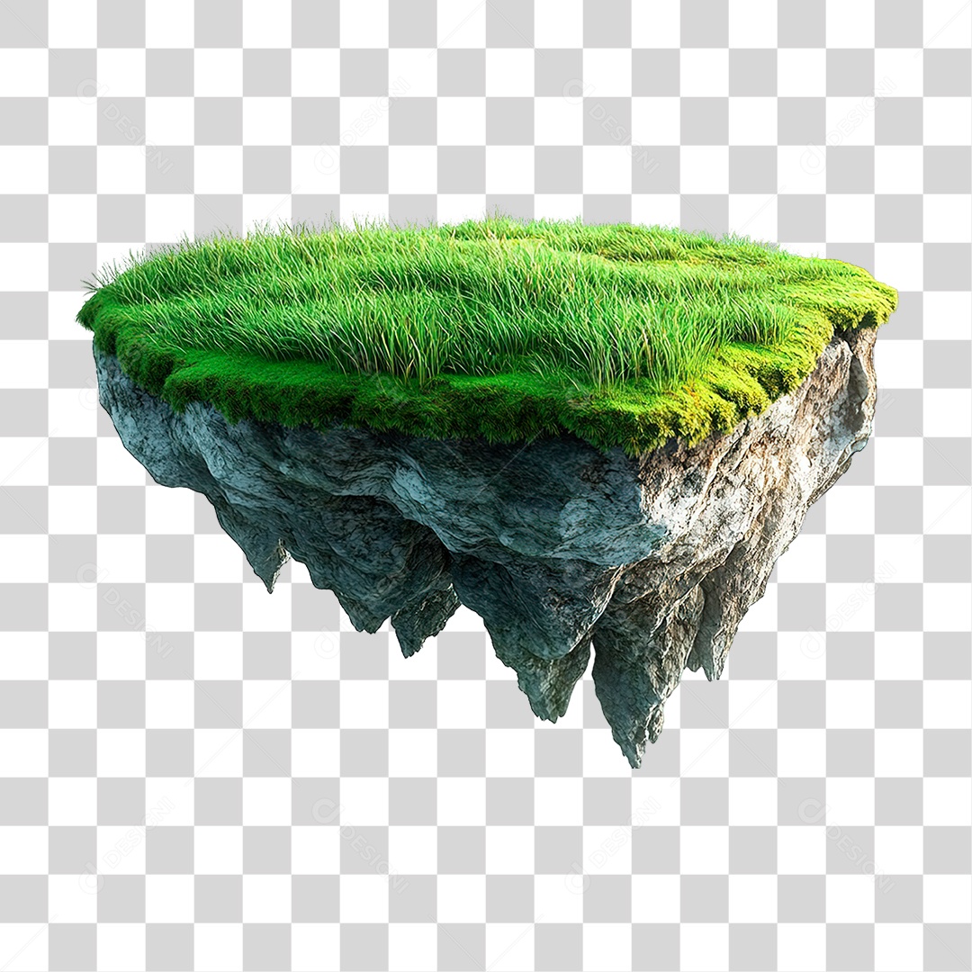 Elemento 3D Montanha  PNG Transparente