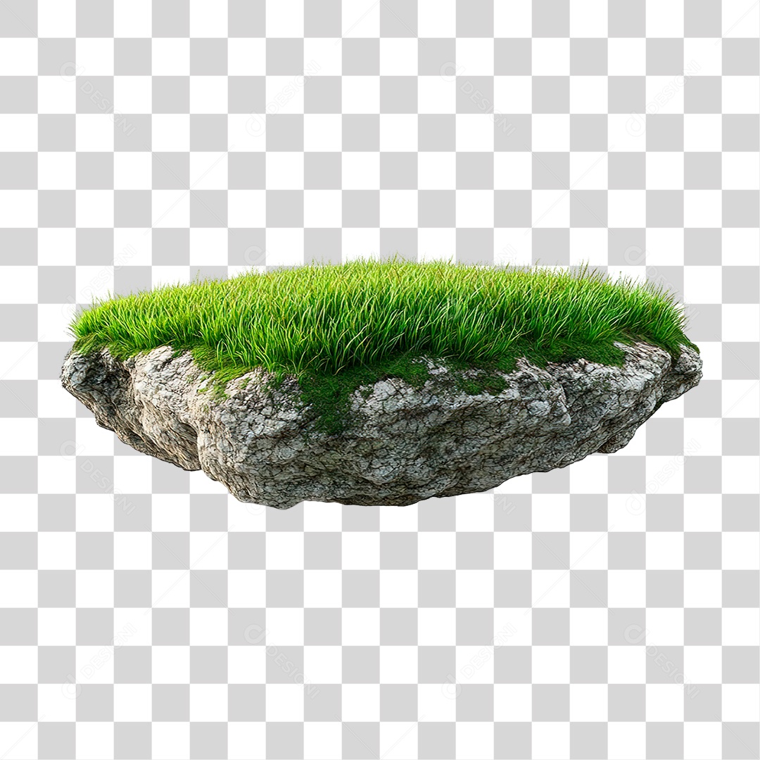 Elemento 3D Montanha  PNG Transparente