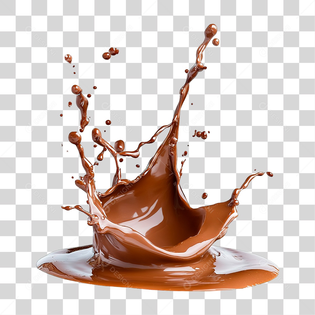 Chocolate Derretido PNG Transparente