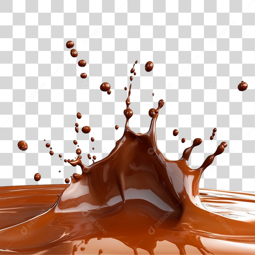 Chocolate Derretido PNG Transparente