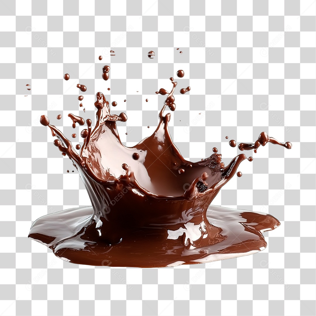 Chocolate Derretido PNG Transparente