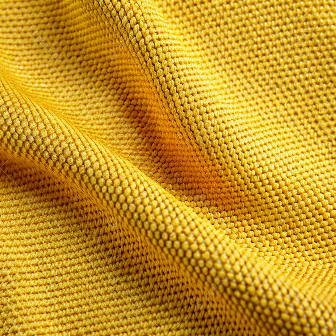 Textura de fibra de tecido amarelo