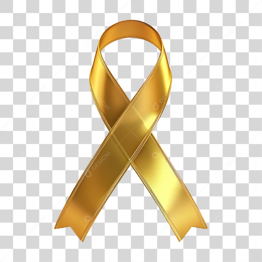 Fita Dourada PNG Transparente