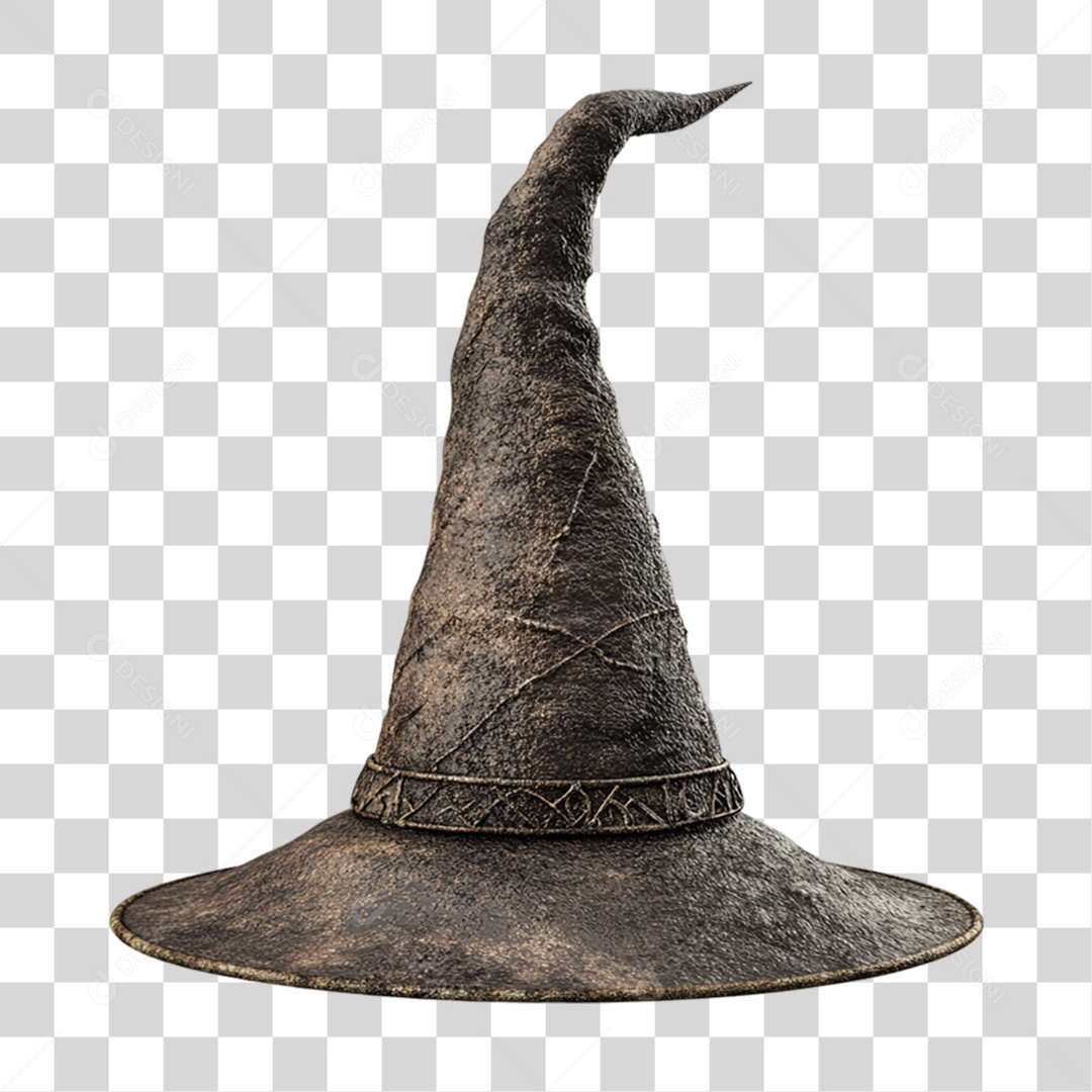 Halloween Chapéu de Bruxa PNG Transparente