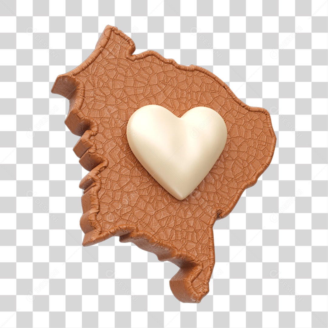 Mapa Nordestino PNG Transparente