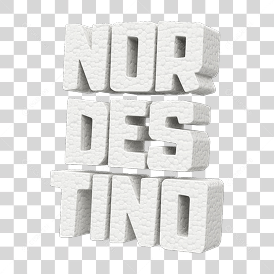 Selo 3D Nordestino PNG Transparente