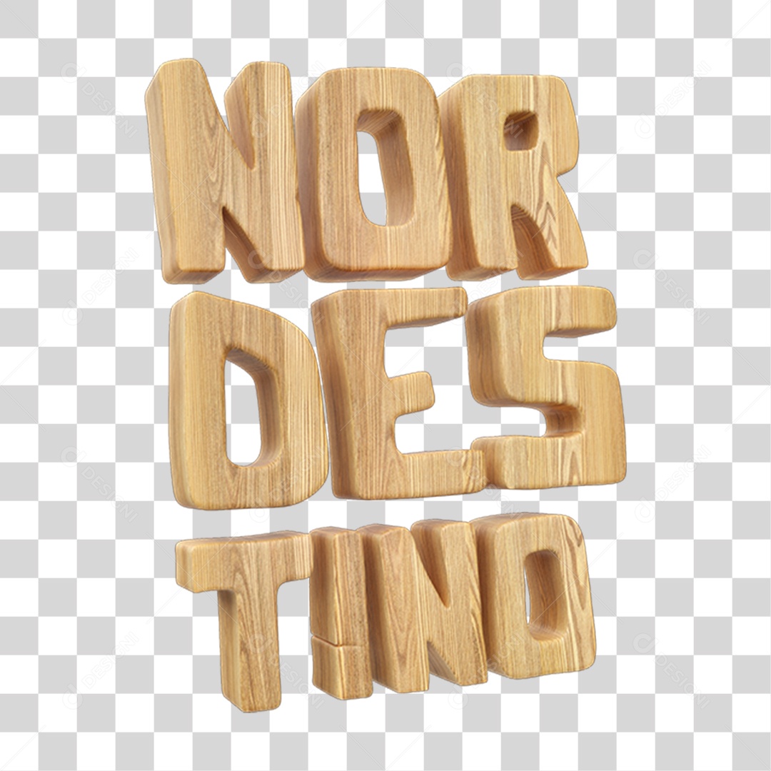 Selo 3D Nordestino PNG Transparente