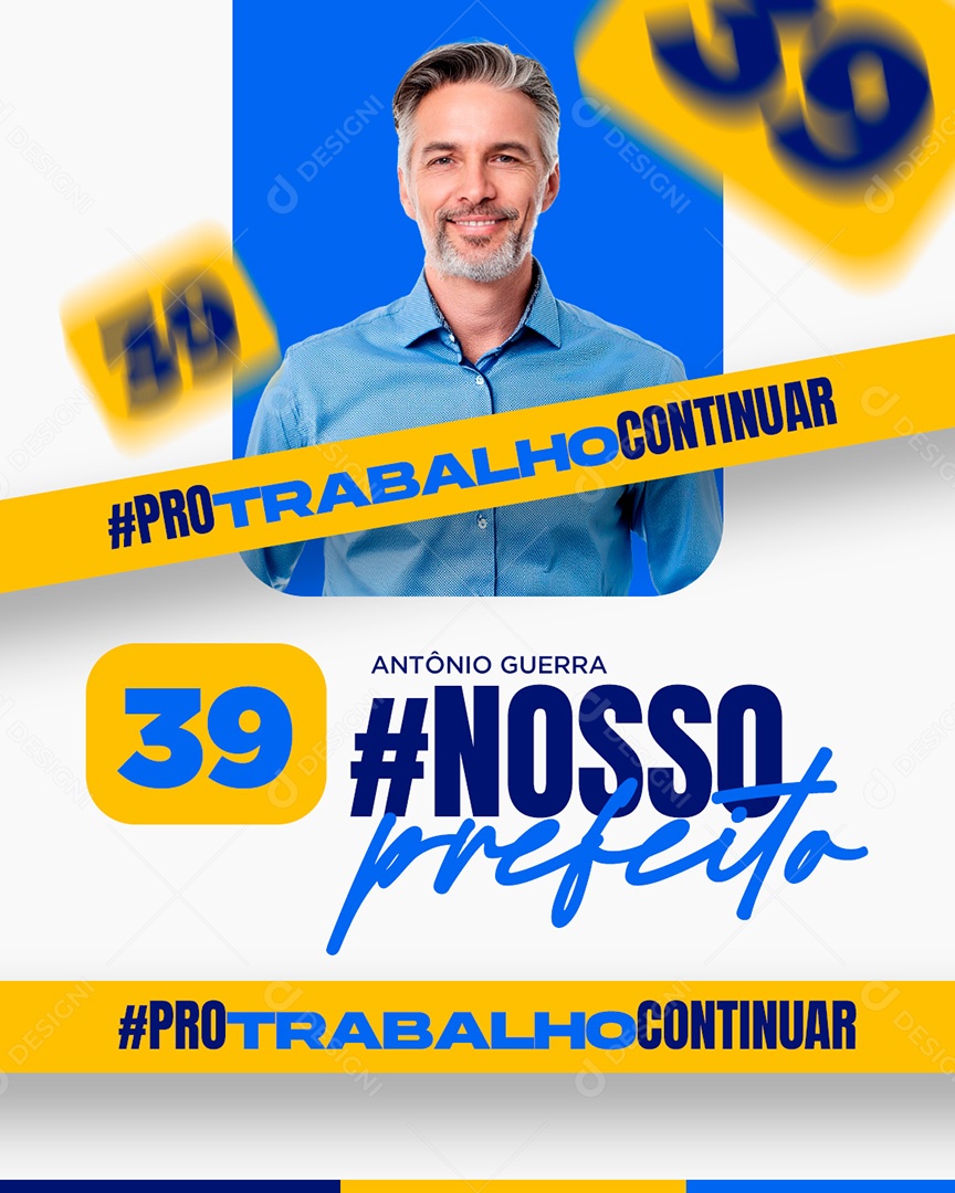 Política Vote Certo Social Media PSD Editável