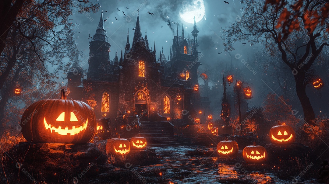 Cenário de de halloween