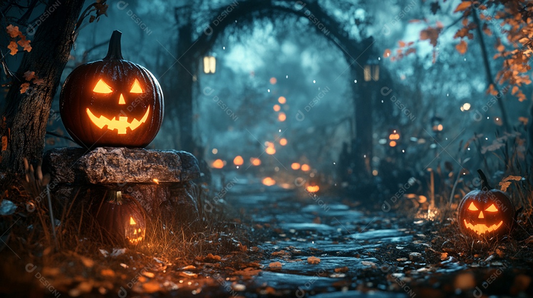 Cenário de de halloween