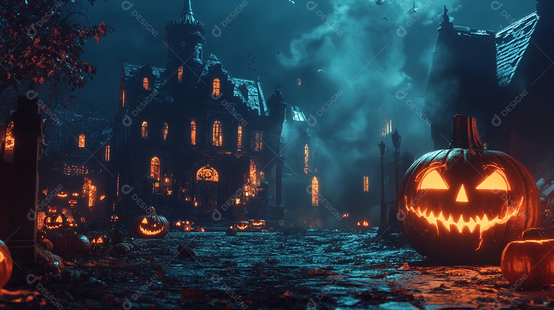 Cenário de de halloween