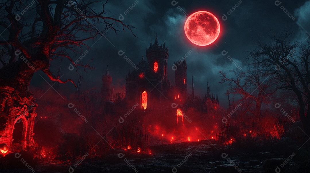 Cenário de de halloween