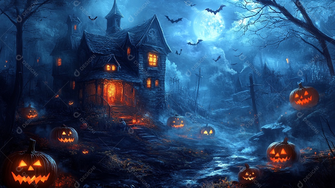 Cenário de de halloween