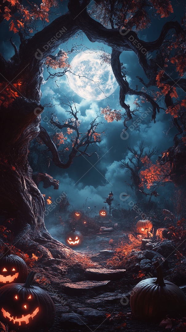 Cenário de de halloween