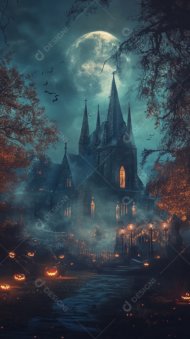 Cenário de de halloween