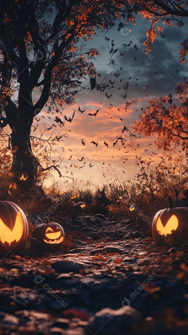 Cenário de de halloween