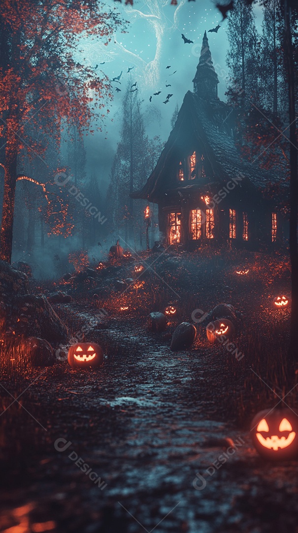 Cenário de de halloween