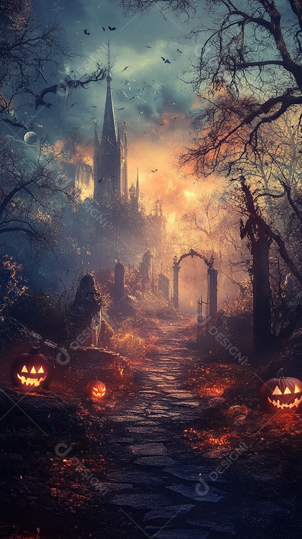 Cenário de de halloween