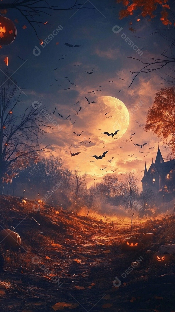 Cenário de de halloween