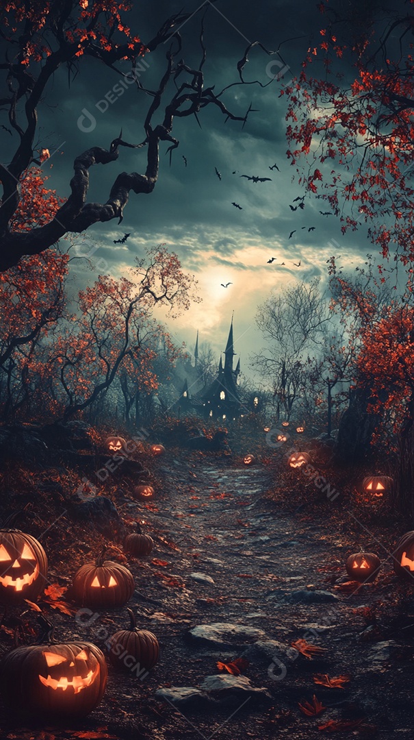 Cenário de de halloween