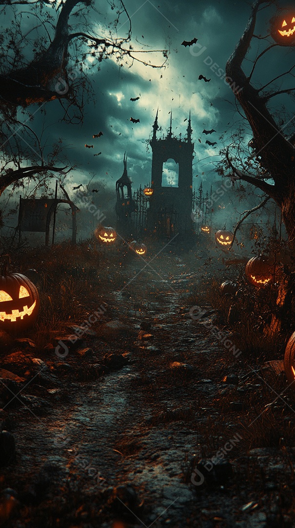 Cenário de de halloween