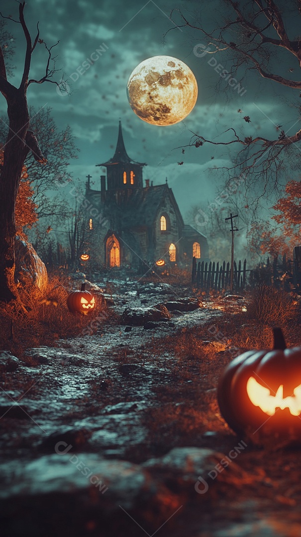 Cenário de de halloween