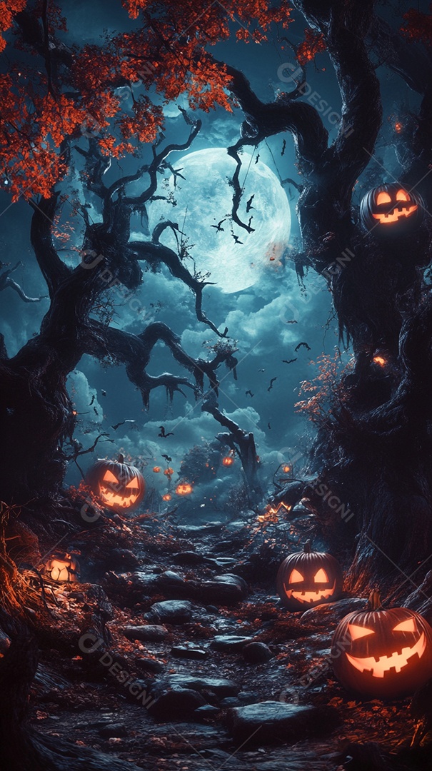 Cenário de de halloween