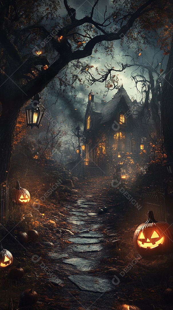 Cenário de de halloween