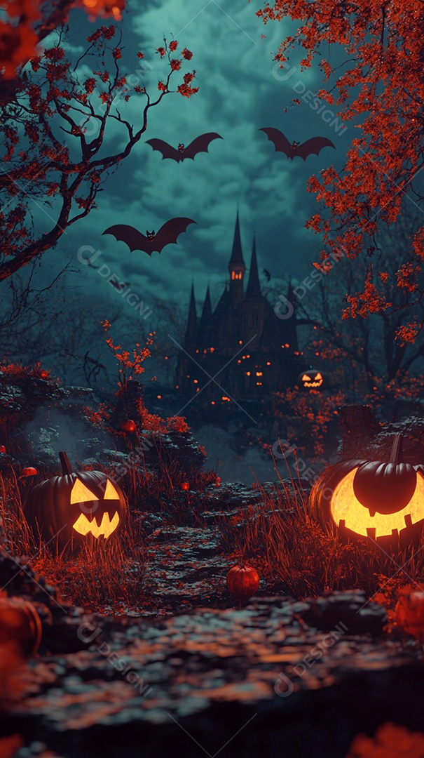 Cenário de de halloween