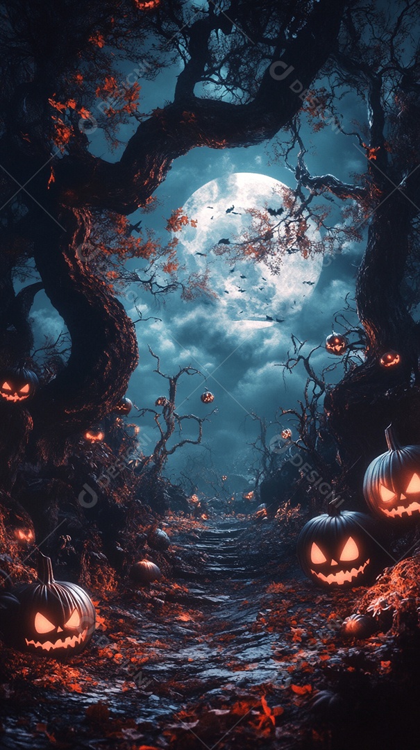 Cenário de de halloween