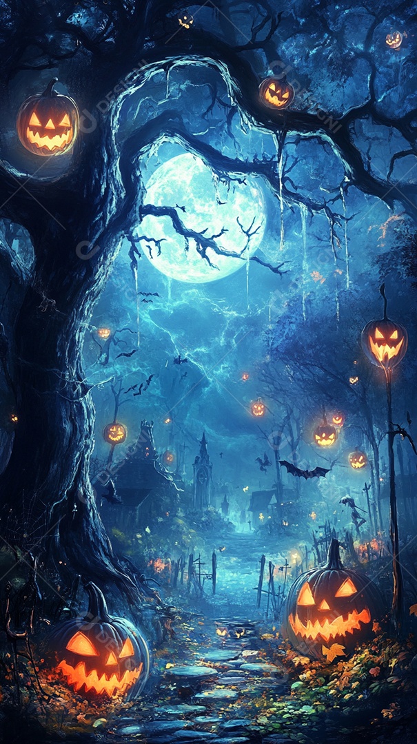 Cenário de de halloween