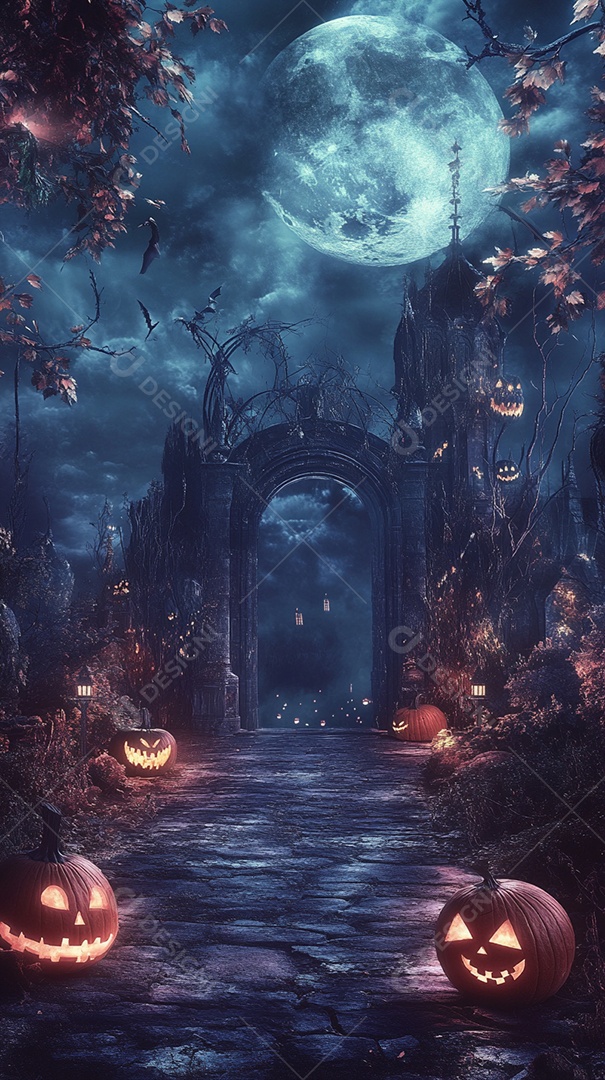 Cenário de de halloween
